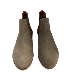 Rollie Chelsea Taupe Suede with Rose Gold Gusset Comfy Boot Size 40 - NWT